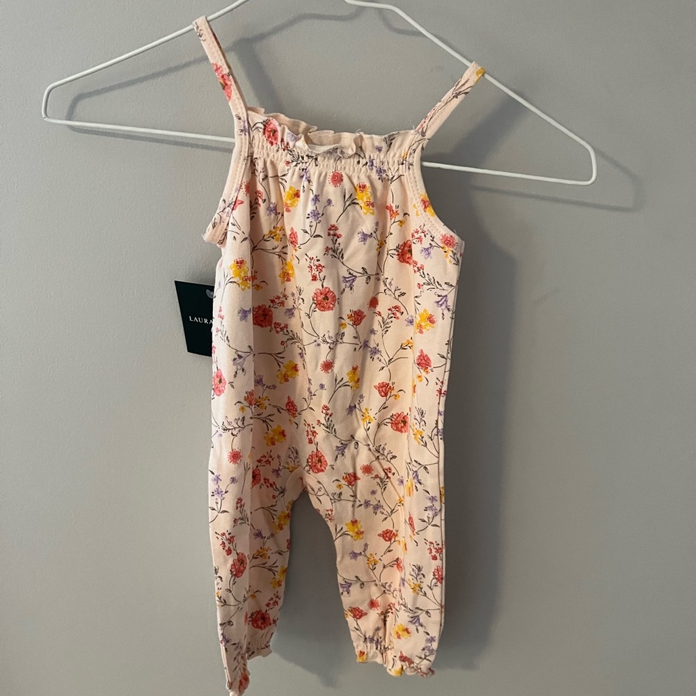 Floral coverall